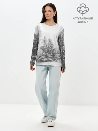 Лонгслив женский. Хлопок / Winter Storm