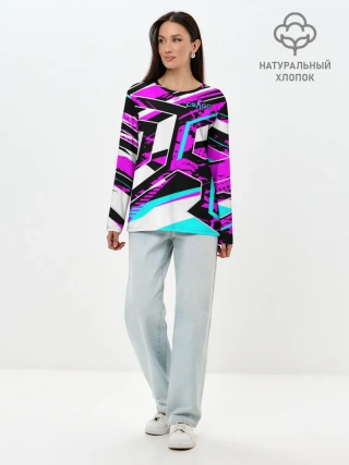 Лонгслив женский. Хлопок / Counter-Strike