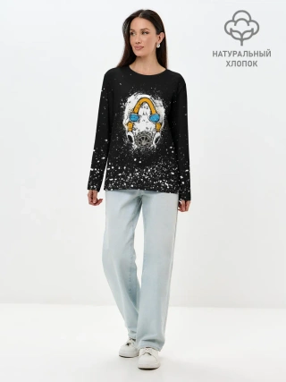 Лонгслив женский. Хлопок / BORDERLANDS 3