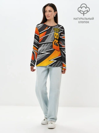 Лонгслив женский. Хлопок / Audi RS