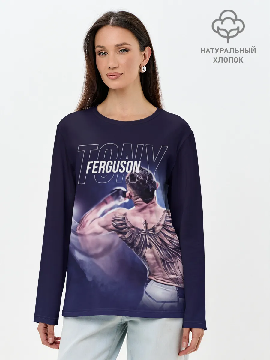 Лонгслив женский. Хлопок / Tony Ferguson