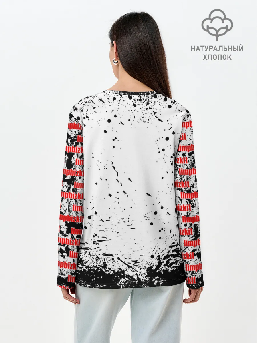 Лонгслив женский. Хлопок / LIMP BIZKIT | ЛИМП БИЗКИТ