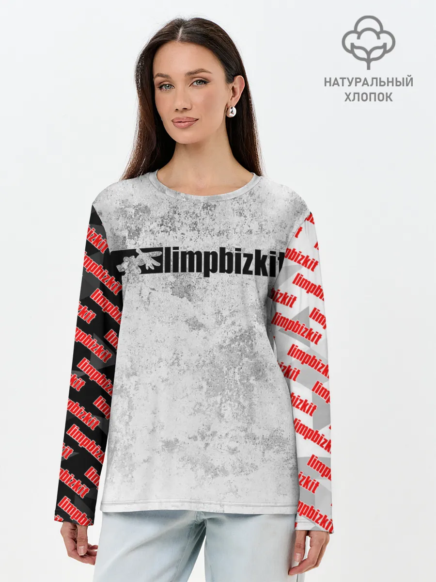 Лонгслив женский. Хлопок / LIMP BIZKIT