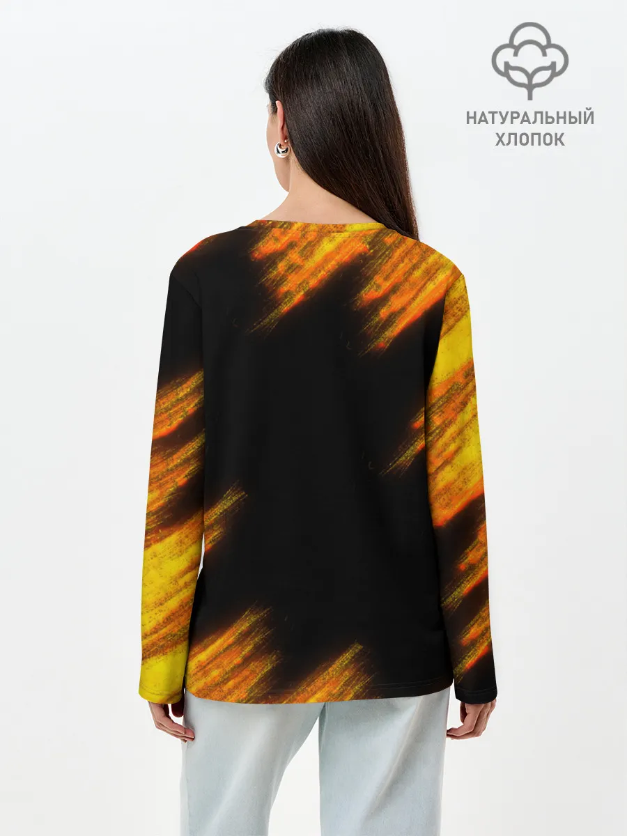 Лонгслив женский. Хлопок / Marshmello