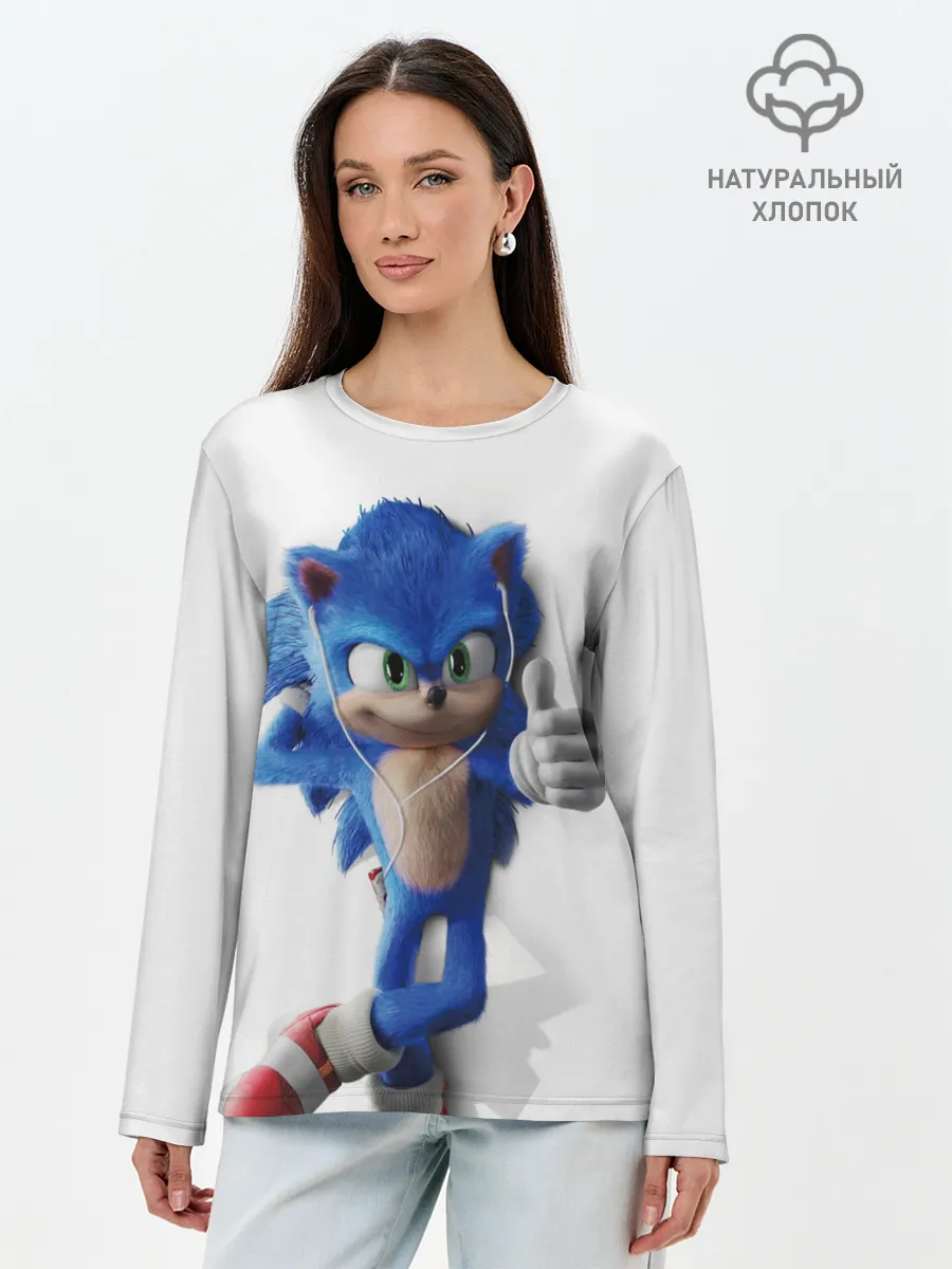 Лонгслив женский. Хлопок / SONIC