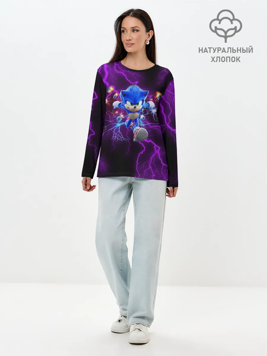 Лонгслив женский. Хлопок / SONIC
