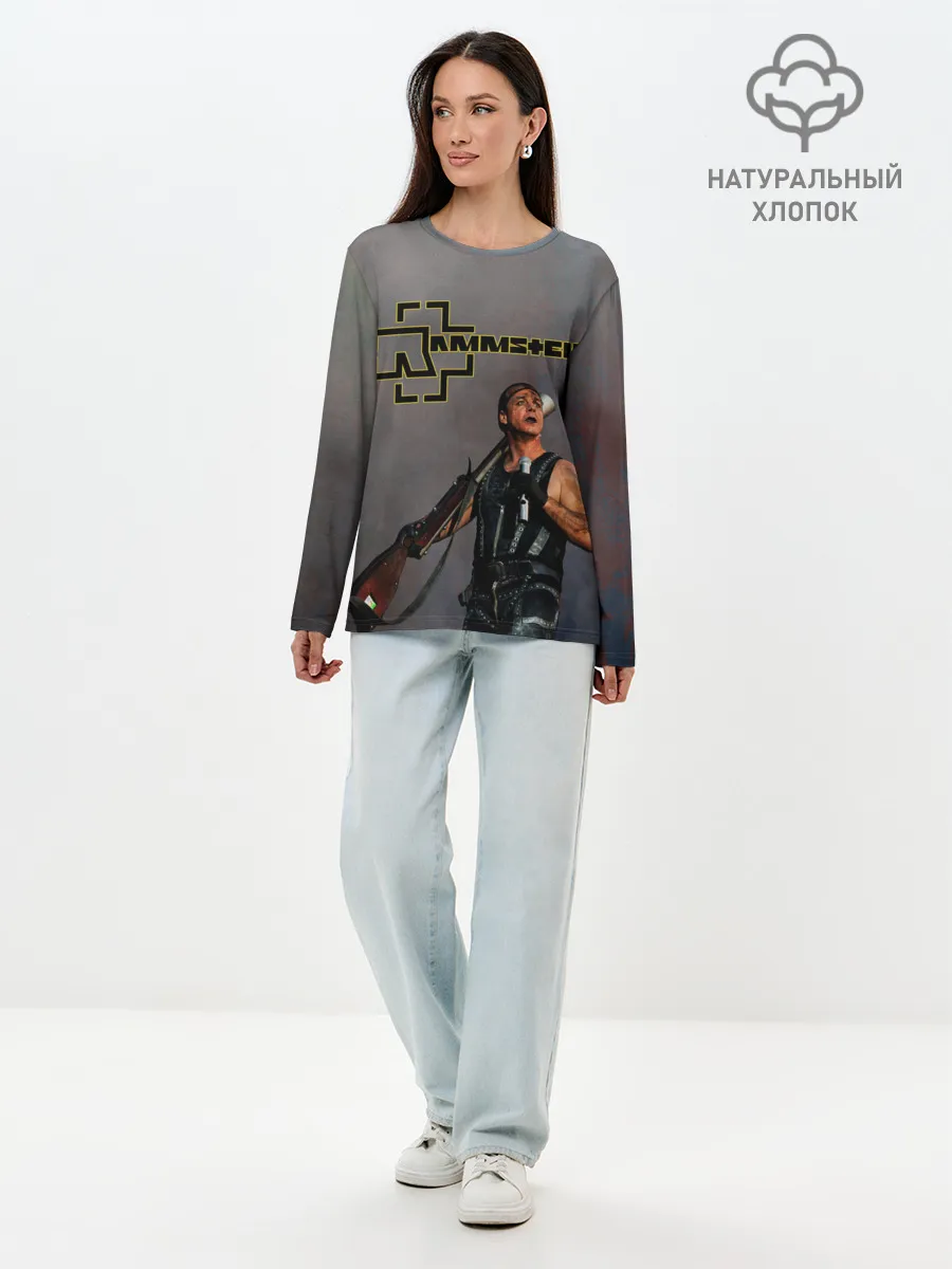 Лонгслив женский. Хлопок / RAMMSTEIN