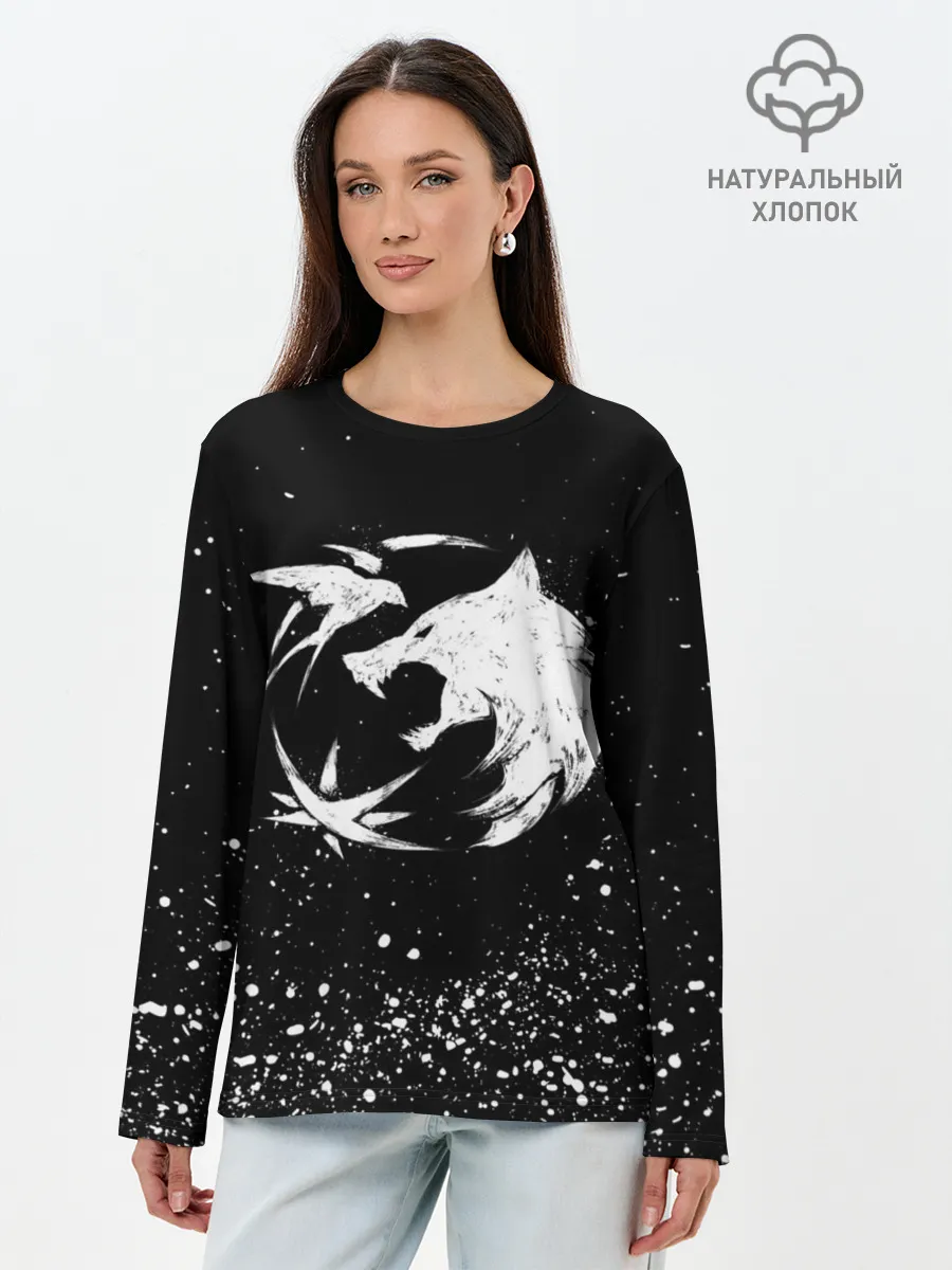 Лонгслив женский. Хлопок / ВЕДЬМАК