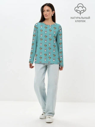 Лонгслив женский. Хлопок / Koala bambuk