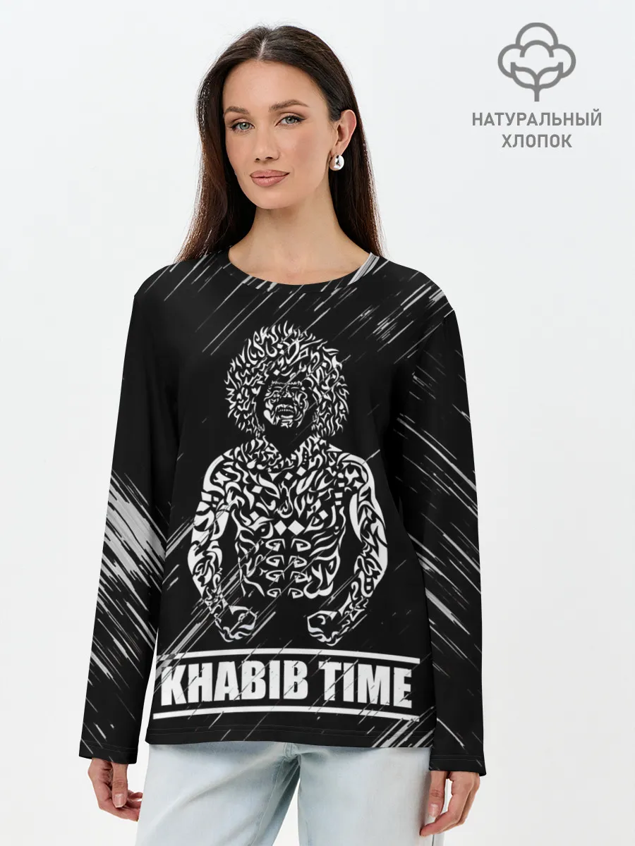 Лонгслив женский. Хлопок / KHABIB