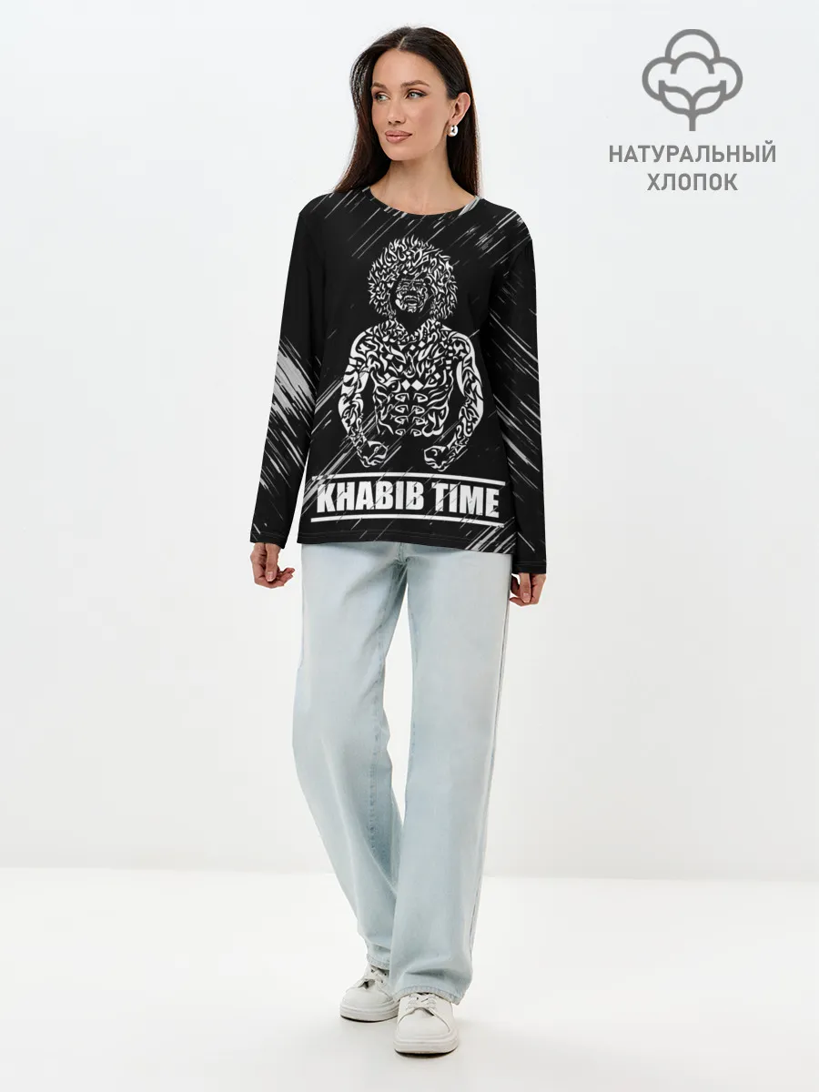 Лонгслив женский. Хлопок / KHABIB