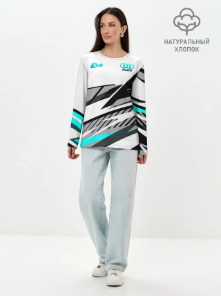 Лонгслив женский. Хлопок / Audi RS