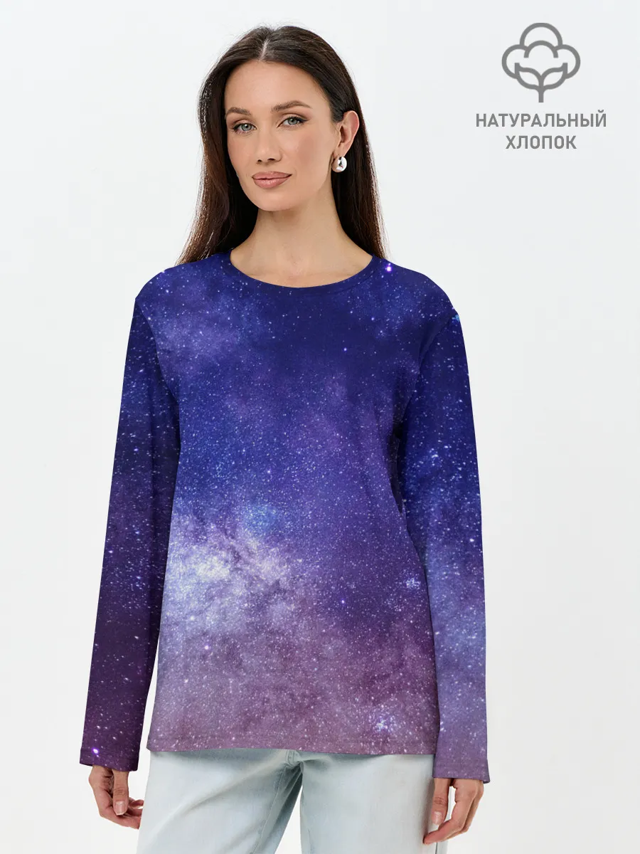 Лонгслив женский. Хлопок / ГАЛАКТИКА