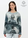 Лонгслив женский. Хлопок / Skyrim Warrior