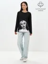Лонгслив женский. Хлопок / МОНАХИНЯ