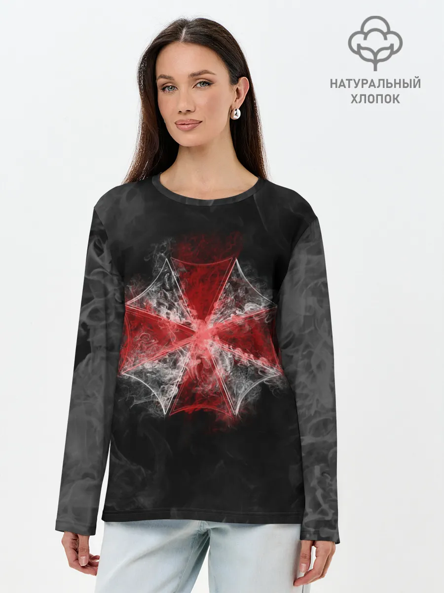 Лонгслив женский. Хлопок / RESIDENT EVIL 3