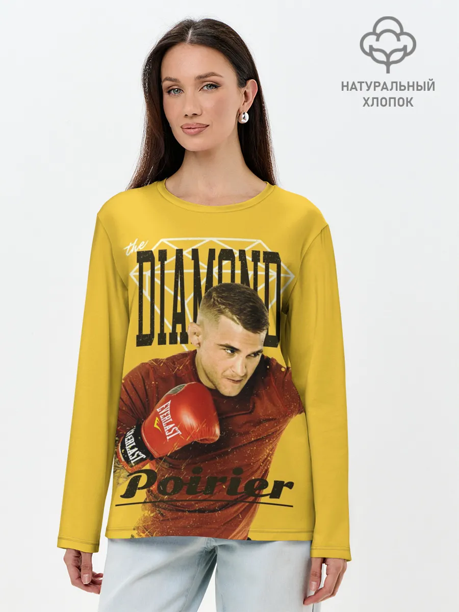 Лонгслив женский. Хлопок / Diamond Poirier