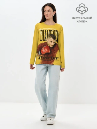 Лонгслив женский. Хлопок / Diamond Poirier