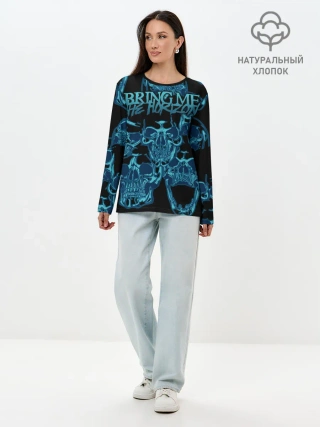 Лонгслив женский. Хлопок / Bring Me the Horizon