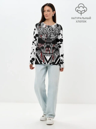Лонгслив женский. Хлопок / Bring Me the Horizon