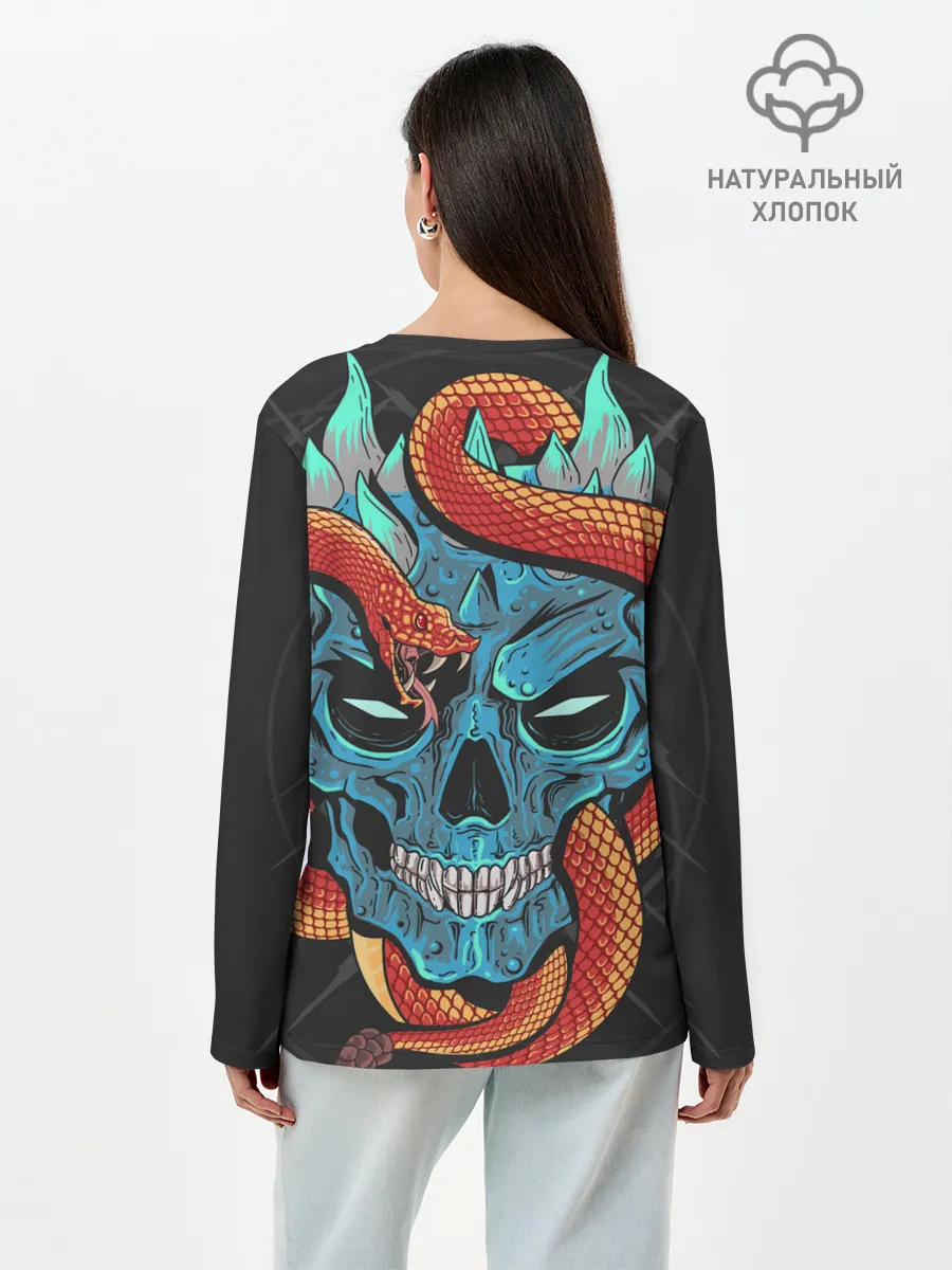 Лонгслив женский. Хлопок / Bring Me the Horizon