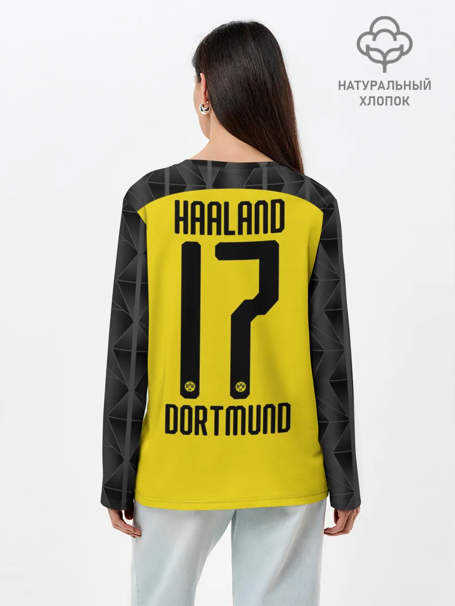 Лонгслив женский. Хлопок / Холанд home 19-20 UEFA