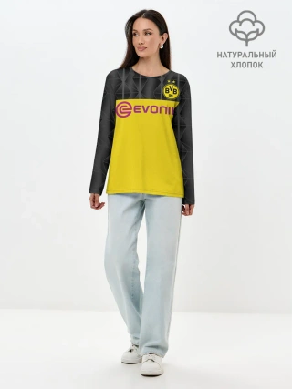 Лонгслив женский. Хлопок / Reus home UEFA 19-20