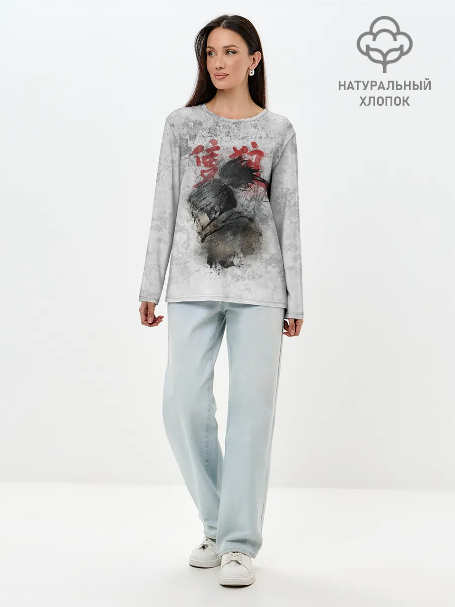 Лонгслив женский. Хлопок / SEKIRO SHADOW DIE TWICE