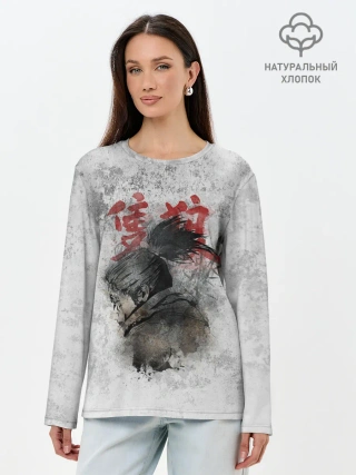 Лонгслив женский. Хлопок / SEKIRO SHADOW DIE TWICE