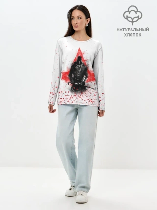 Лонгслив женский. Хлопок / ASSASSINS CREED