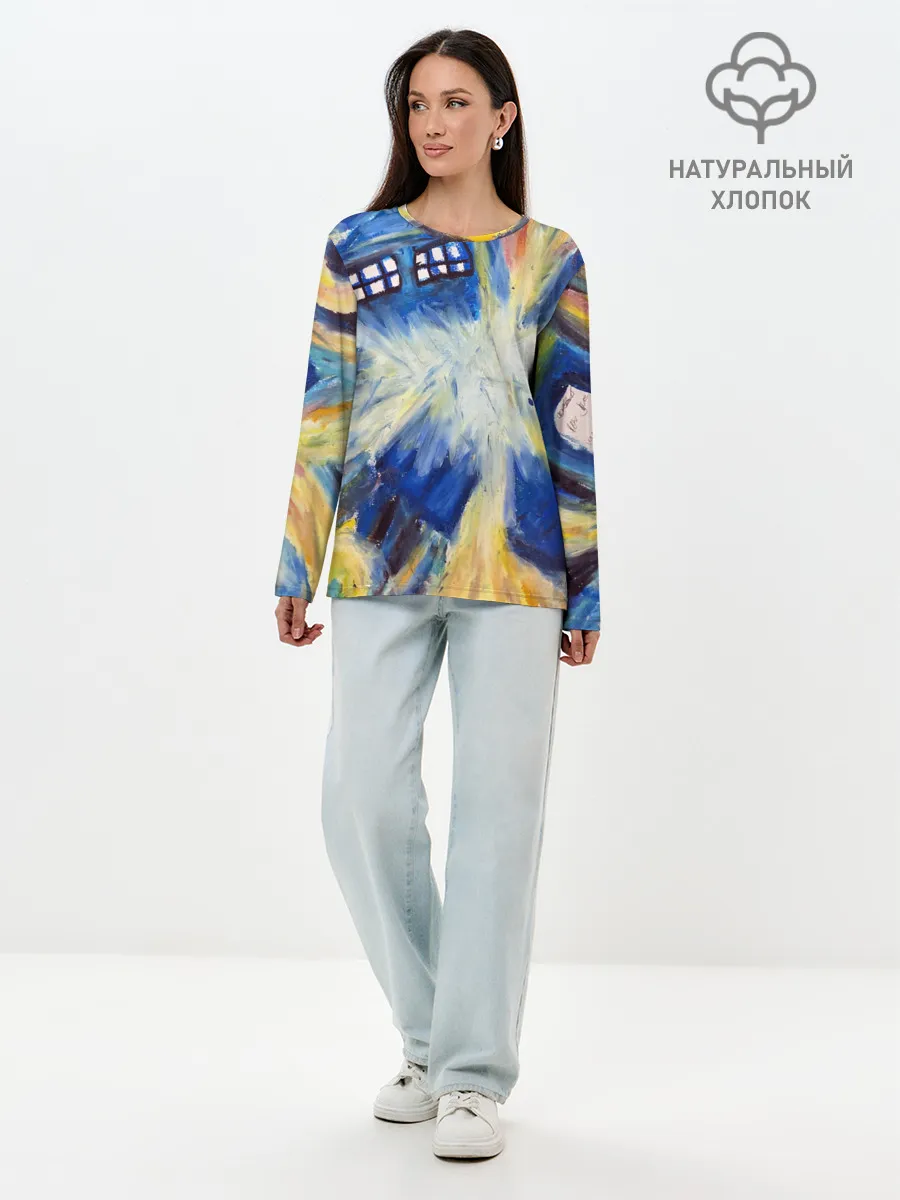 Лонгслив женский. Хлопок / ДОКТОР ВАН ГОГ