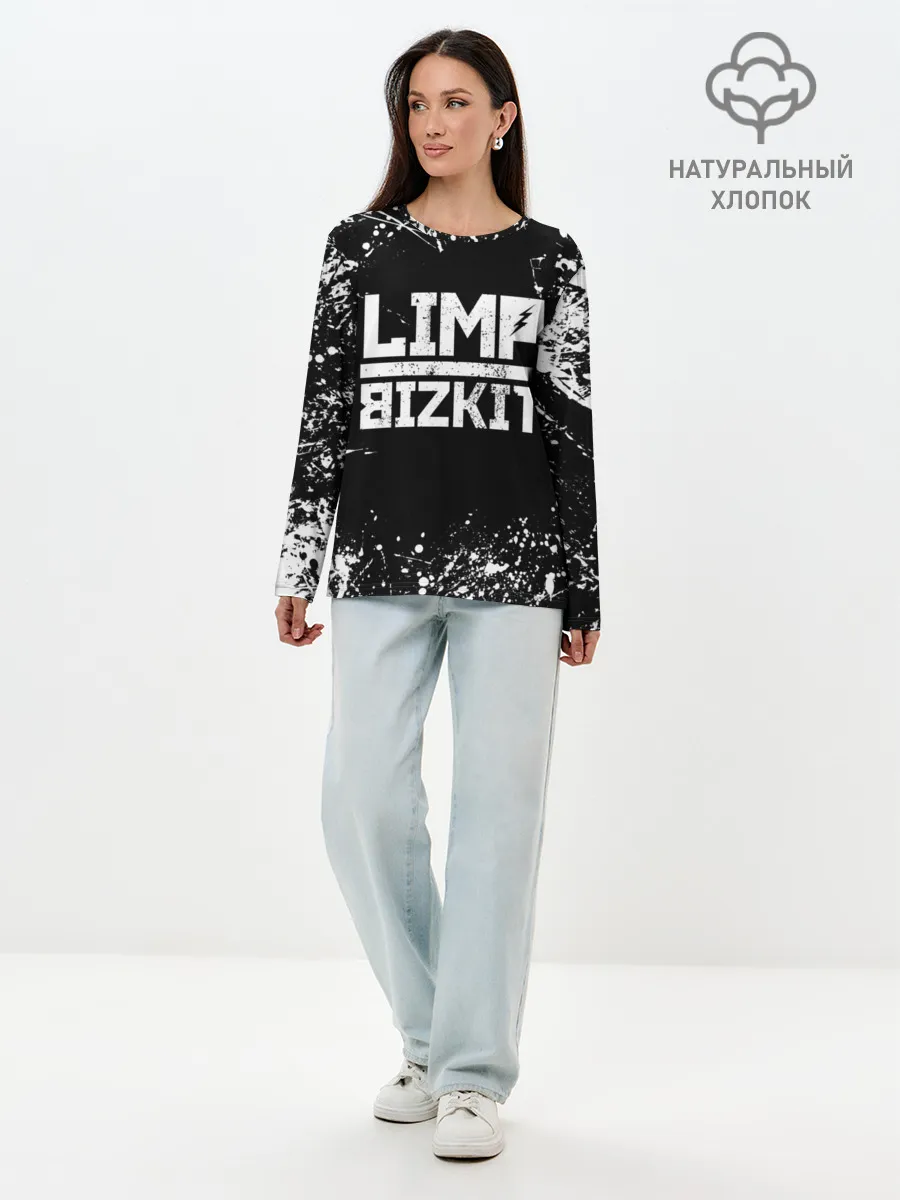 Лонгслив женский. Хлопок / Limp Bizkit