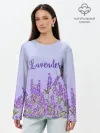 Лонгслив женский. Хлопок / Lavander