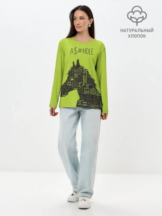 Лонгслив женский. Хлопок / BoJack Horseman