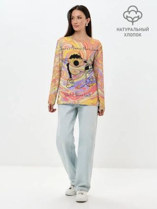 Лонгслив женский. Хлопок / BoJack Horseman