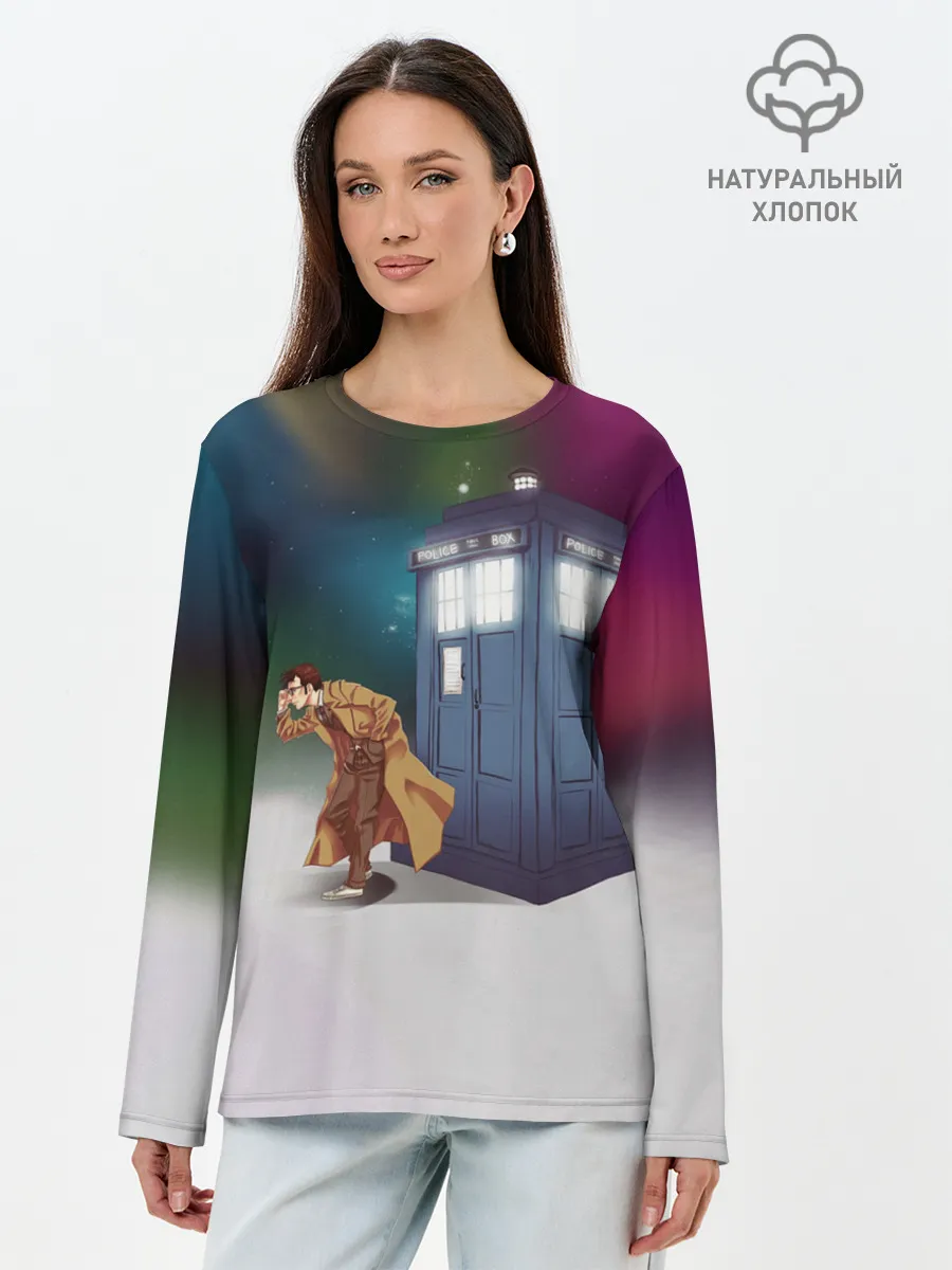 Лонгслив женский. Хлопок / THE DOCTOR
