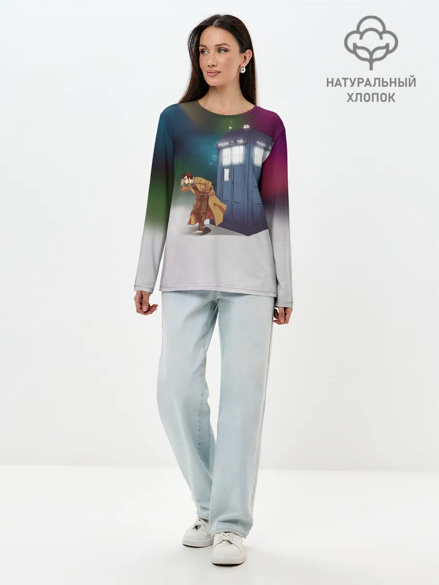 Лонгслив женский. Хлопок / THE DOCTOR