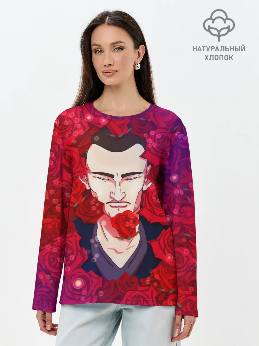 Лонгслив женский. Хлопок / ДЕВЯТЫЙ ДОКТОР КТО