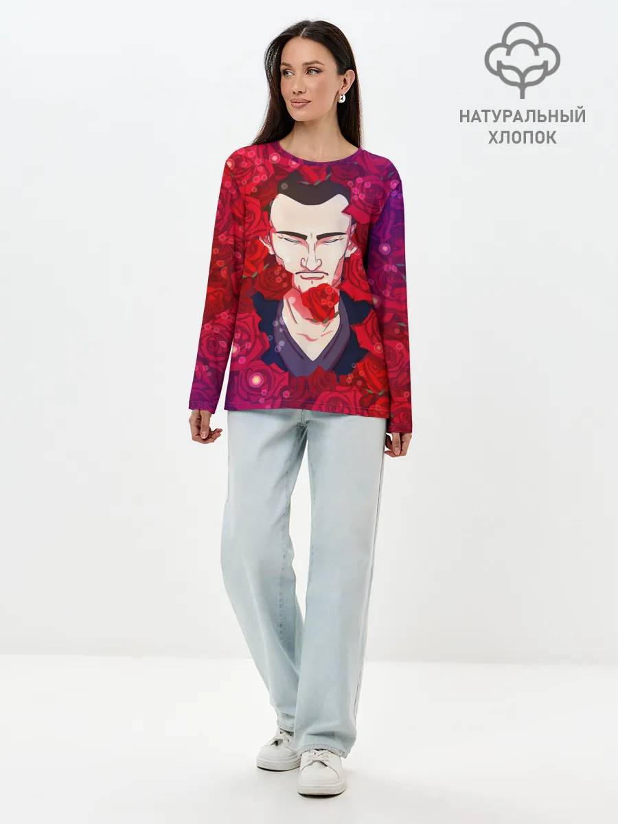 Лонгслив женский. Хлопок / ДЕВЯТЫЙ ДОКТОР КТО