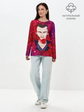 Лонгслив женский. Хлопок / ДЕВЯТЫЙ ДОКТОР КТО