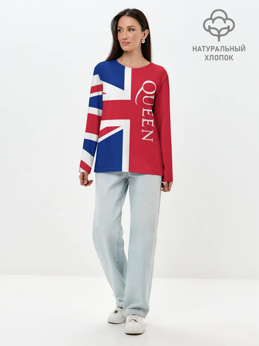 Лонгслив женский. Хлопок / Queen