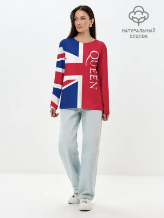 Лонгслив женский. Хлопок / Queen