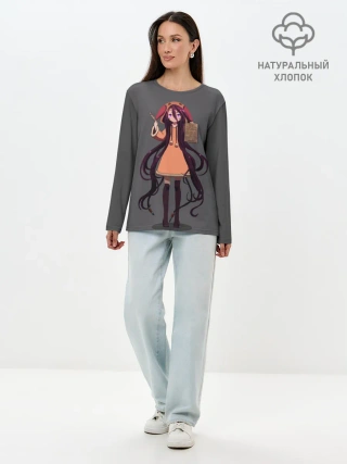 Лонгслив женский. Хлопок / Шуви