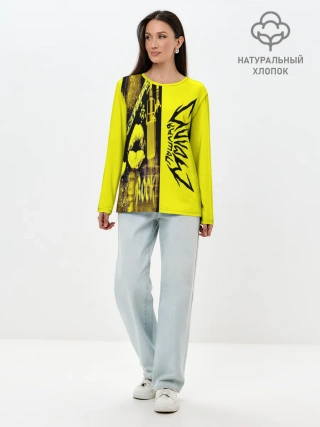 Лонгслив женский. Хлопок / Пошлая Молли