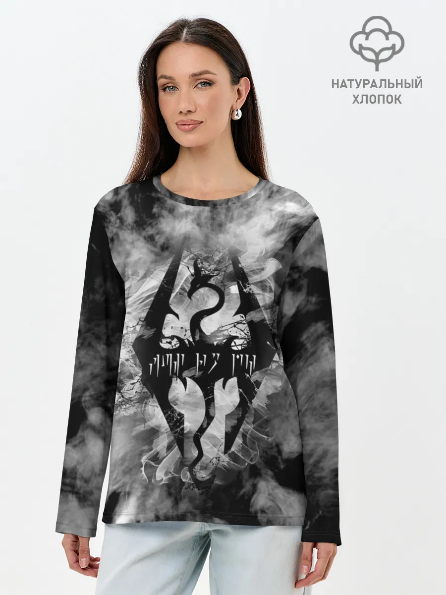 Лонгслив женский. Хлопок / THE ELDER SCROLLS | TES 5