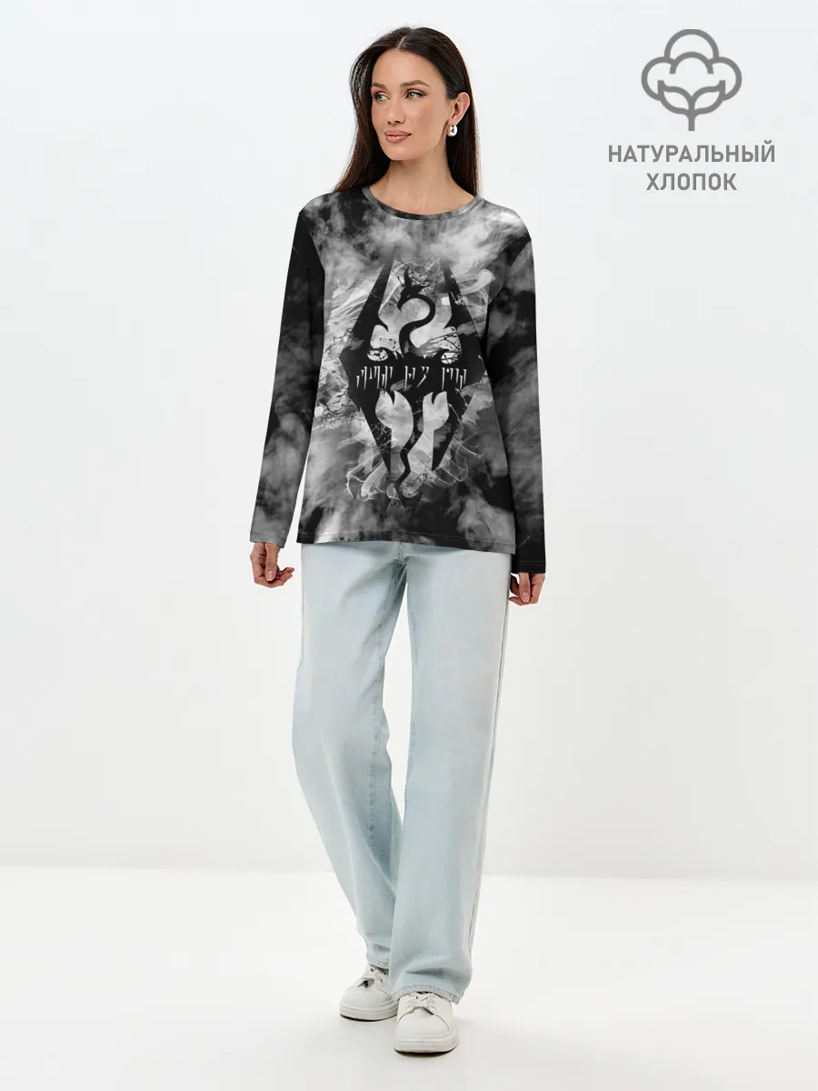 Лонгслив женский. Хлопок / THE ELDER SCROLLS | TES 5