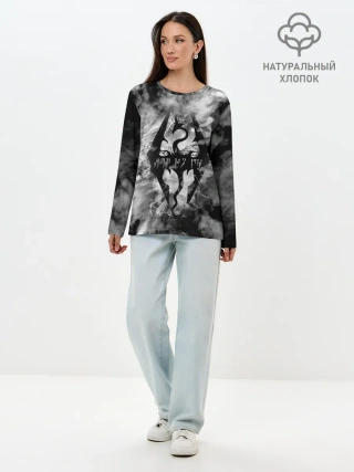 Лонгслив женский. Хлопок / THE ELDER SCROLLS | TES 5