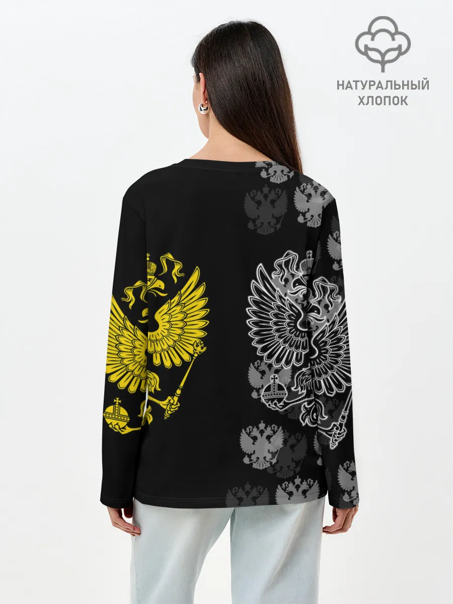 Лонгслив женский. Хлопок / Россия