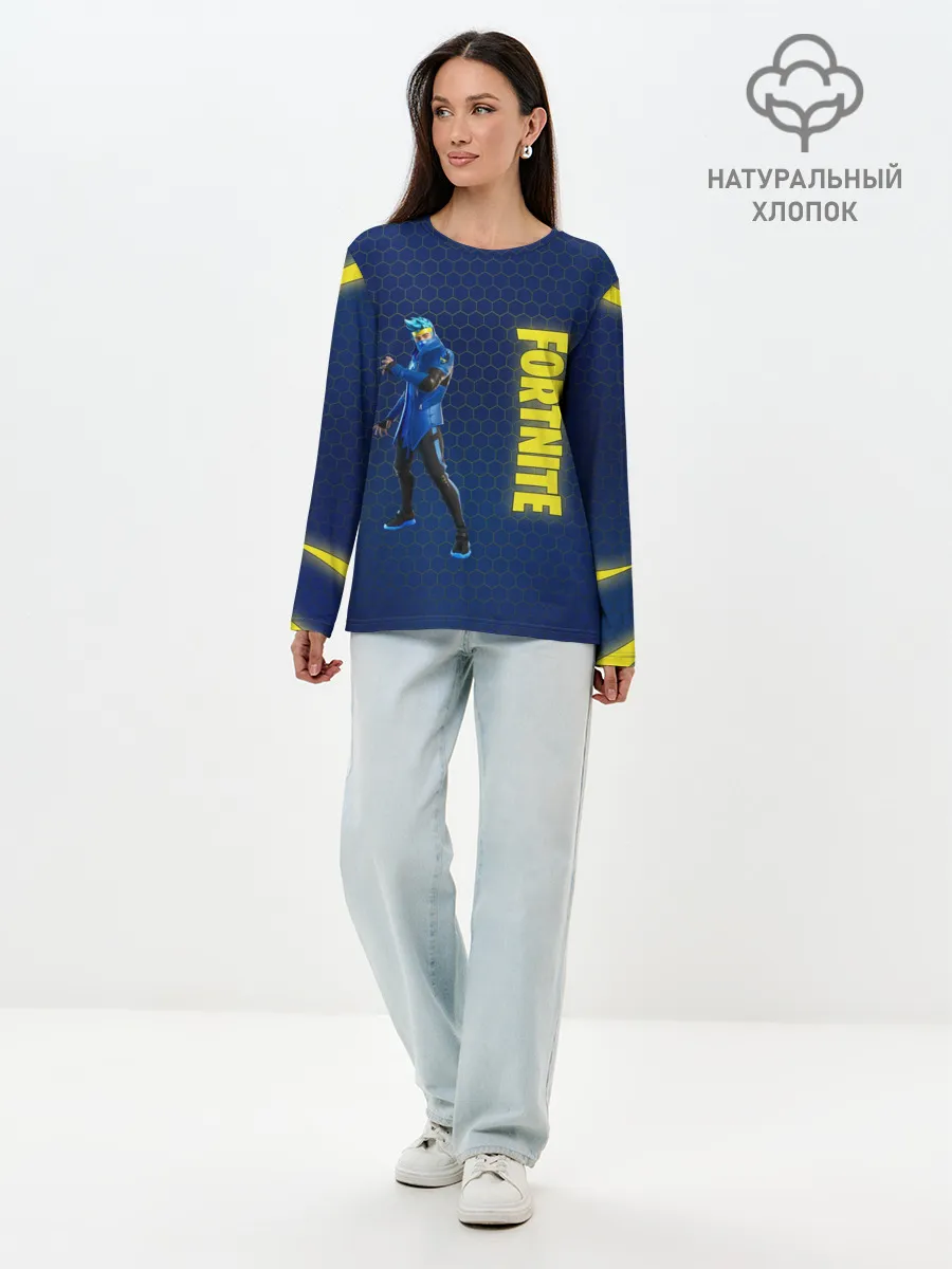 Лонгслив женский. Хлопок / FORTNITE NINJA