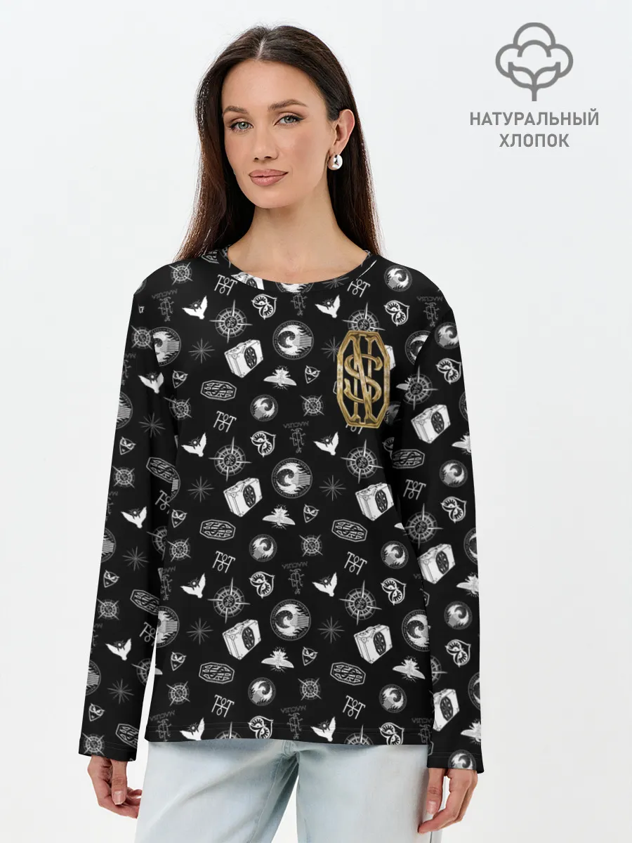 Лонгслив женский. Хлопок / Newt Scamander